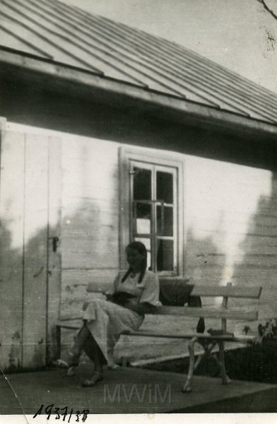 KKE 4926.jpg - Fot. Portret. Jadwiga Strumiłło, Miratycze, 1938 r.